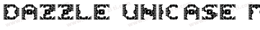 Dazzle Unicase Medium字体转换